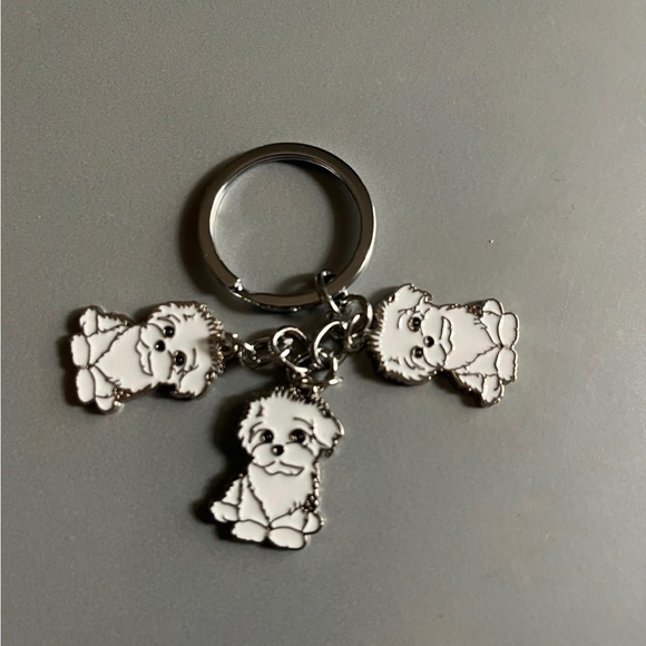 Maltese bichon frise keychain - Picture 2 of 4
